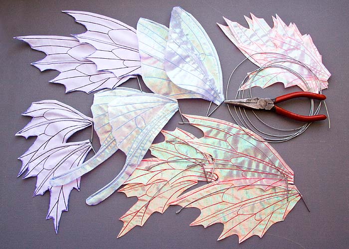 700x500 Wiring The Fairy Wings - Fairy Wings Painting