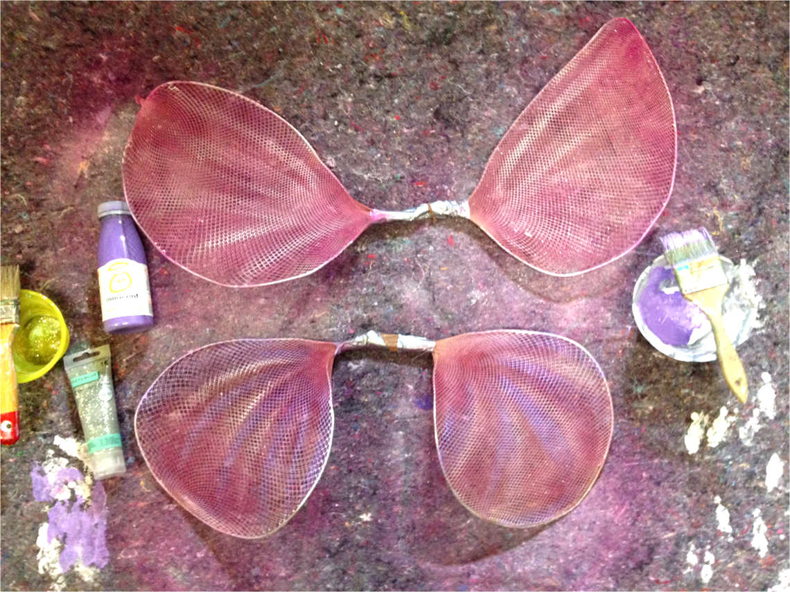 1140x855 Spray Painting And Painting Handmade Butterfly And Fairy Wings - Fairy Wings Painting