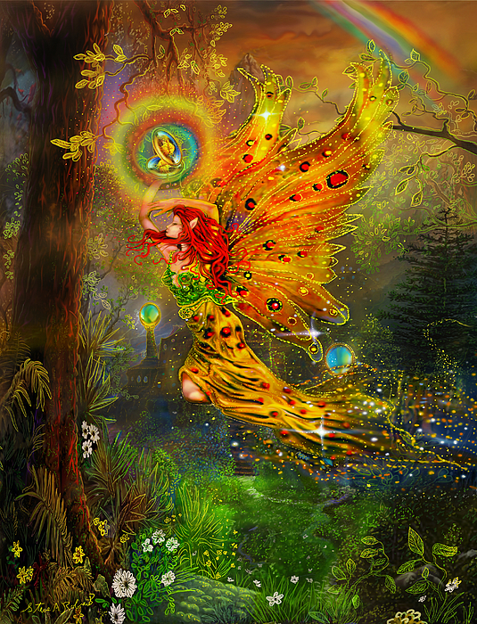 535x700 A Fairy Tale Painting By Steve Roberts - Fairytale Painting