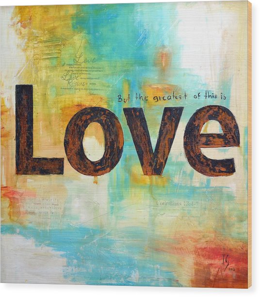 536x612 Faith Hope Love Painting By Ivan Guaderrama - Faith Hope Love Painting
