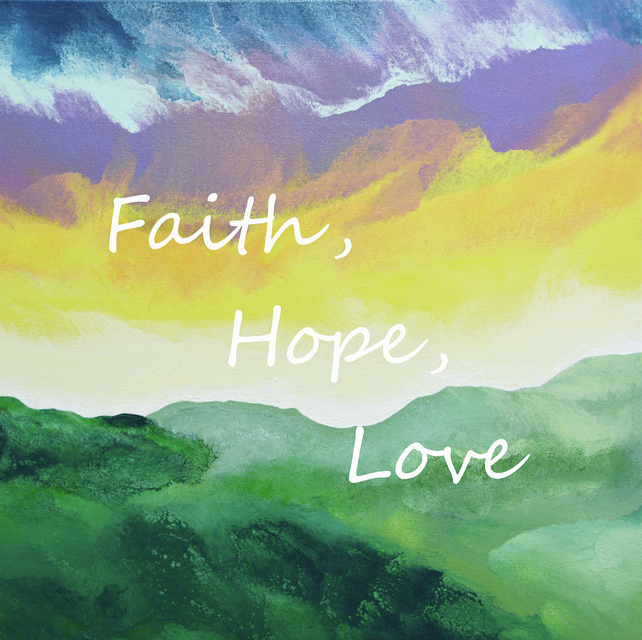 Faith Hope Love Painting at PaintingValley.com | Explore collection of ...