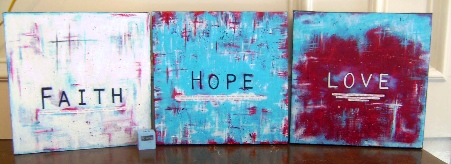 Faith Hope Love Painting at PaintingValley.com | Explore collection of ...