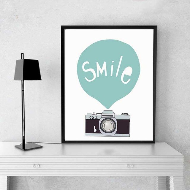 640x640 Nordic Decorative Wall Painting Motivational Life Positive - Faith Hope Love Painting