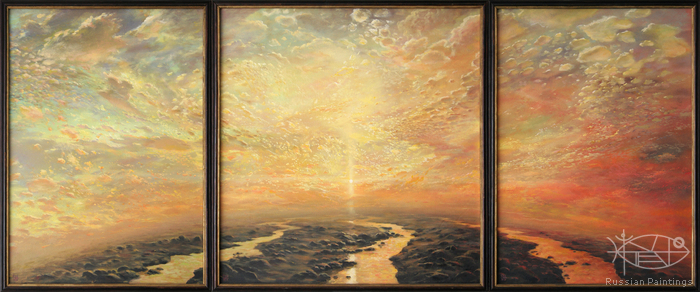 700x292 Russian Paintings Gallery - Faith Hope Love Painting