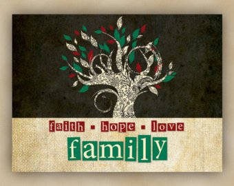 340x270 Canvas Painting Faith Hope Love Etsy - Faith Hope Love Painting