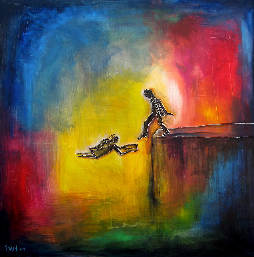 890x900 Step Of Faith Painting By Jennifer Main - Faith Painting