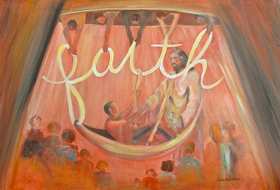 900x612 Faith Painting By Laura Bird Miller - Faith Painting