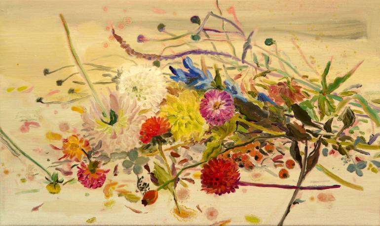 770x457 Saatchi Art Fall - Fall Flower Painting