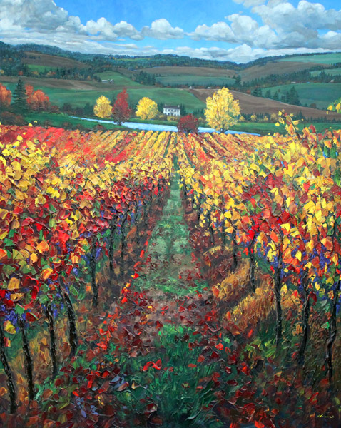 478x600 Autumn Harvest - Fall Harvest Painting