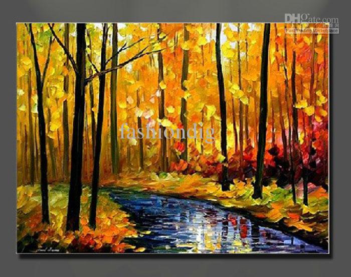 Fall Landscape Oil Painting at PaintingValley.com | Explore collection