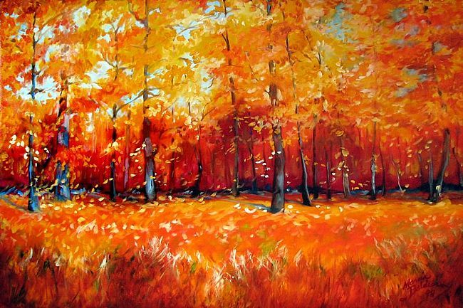 650x433 Kindergarten Autumn Landscapes - Fall Landscape Painting