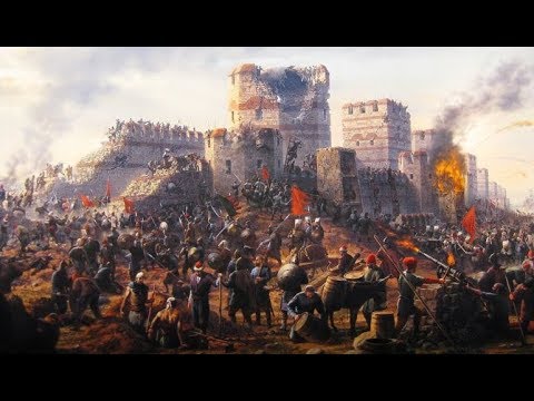 480x360 The Decline Of Byzantine Empire - Fall Of An Empire Painting