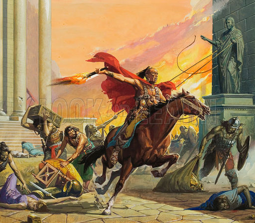 512x448 Historical Articles And Illustrations Blog Archive The Fall - Fall Of Rome Painting