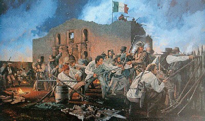 Fall Of The Alamo Painting at PaintingValley.com | Explore collection ...