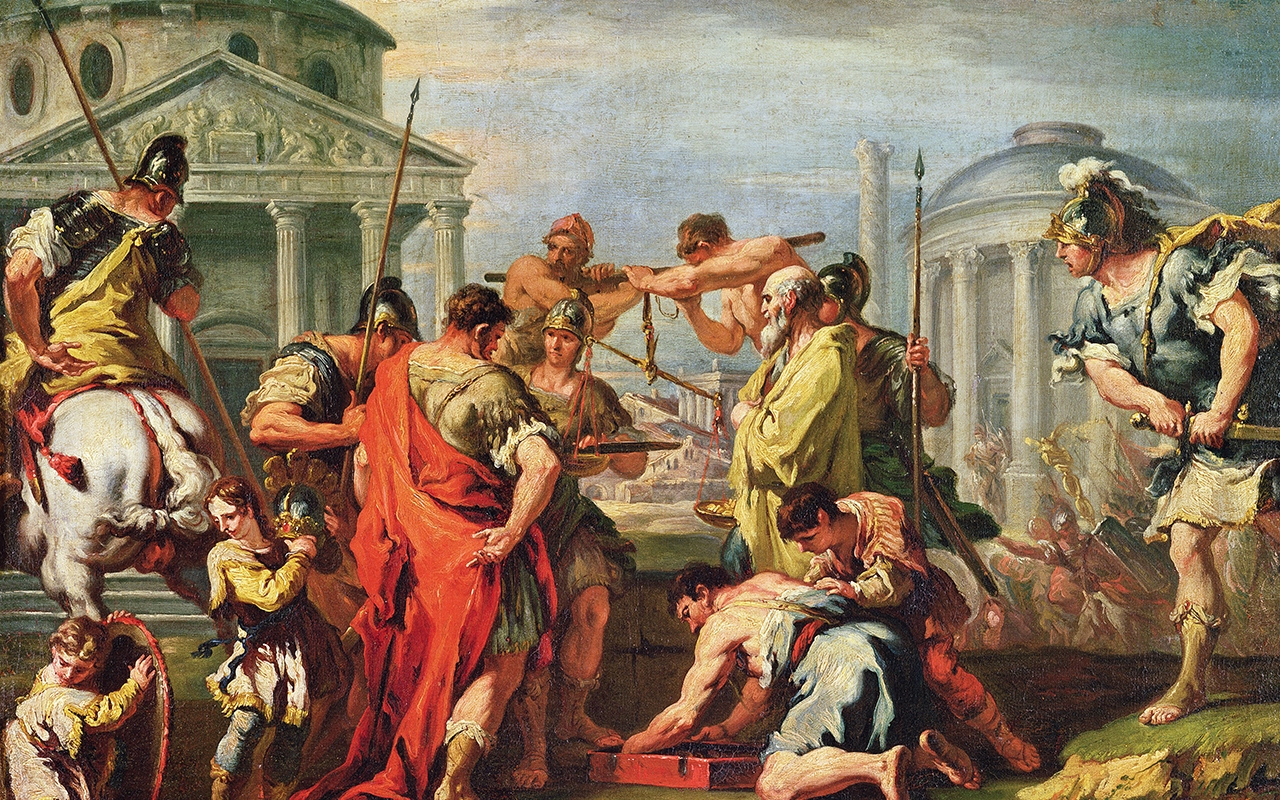 1280x800 The Downfall Of The Roman Empire - Fall Of The Roman Empire Painting
