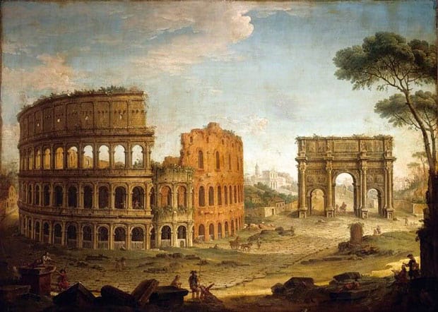 620x442 Views That Last Rome's Paintings Of Itself - Fall Of The Roman Empire Painting