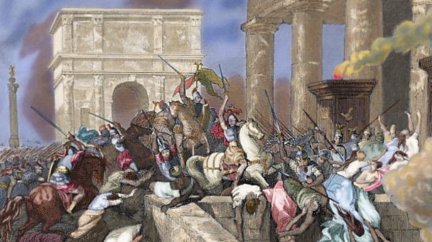 Fall Of The Roman Empire Painting At PaintingValley.com | Explore ...