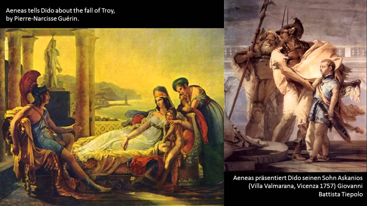 1280x720 Heroes Before And After Trojan War Laen214 - Fall Of Troy Painting
