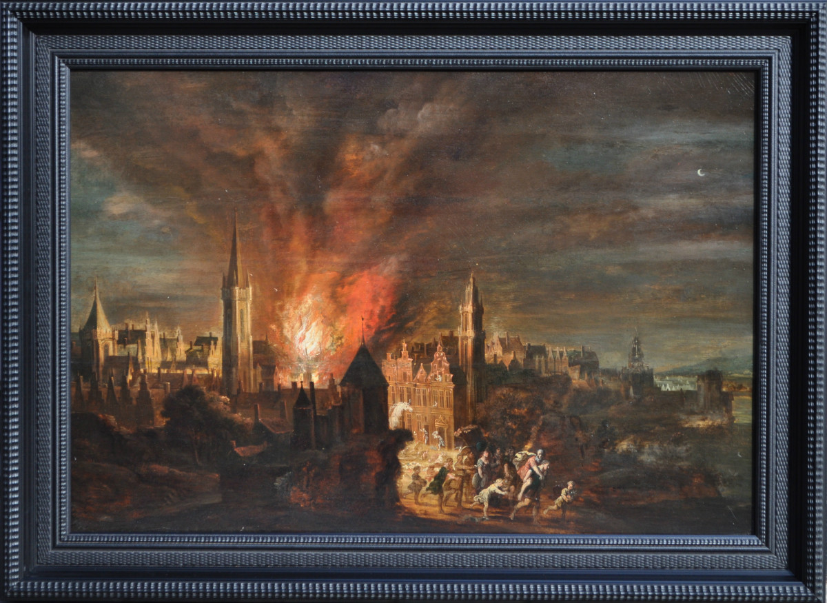 1200x875 The Fall Of Troy - Fall Of Troy Painting