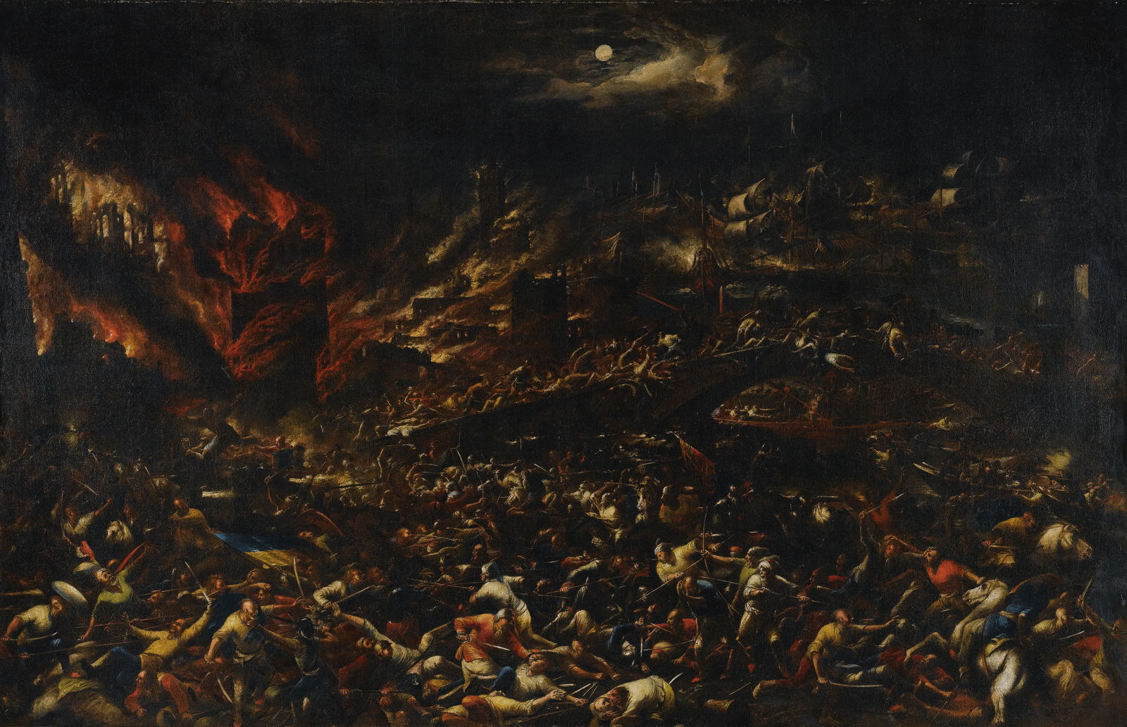 1600x1033 Changing Stories Ovid's Metamorphoses On Canvas, 67 The Fall - Fall Of Troy Painting