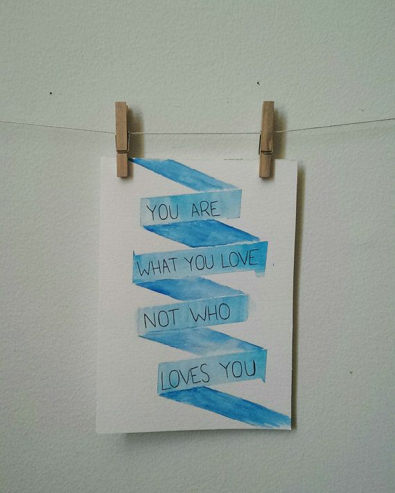570x712 Watercolor Painting 4 By 6 Fall Out Boy Quote By Vickysellsart - Fall Out Boy Painting