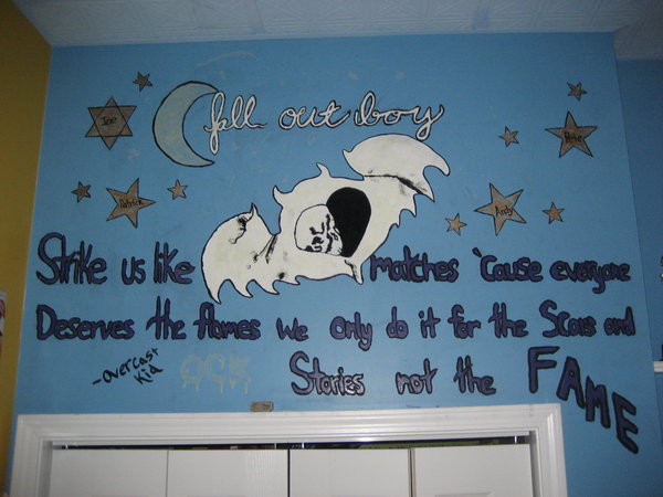 600x450 My Bartskull,fall Out Boy Wall By Alltimelow247 - Fall Out Boy Painting