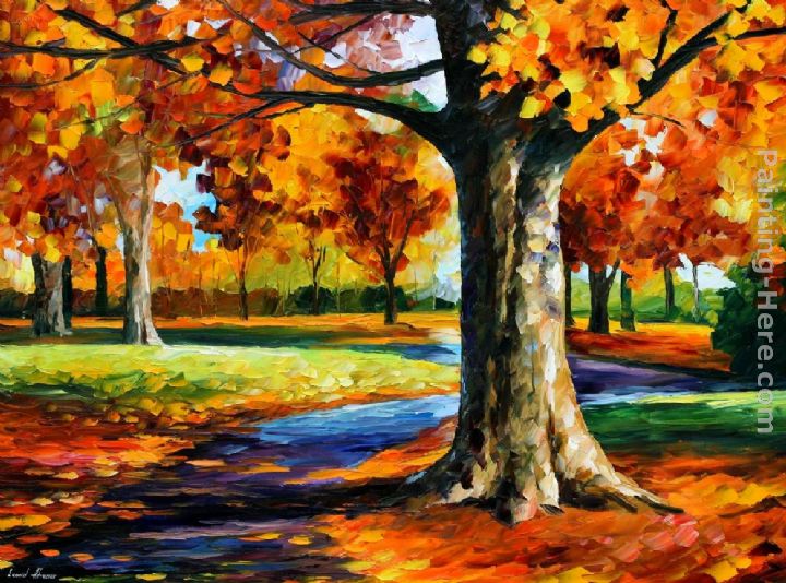 720x534 Leonid Afremov Bristol Fall Painting Anysize 50% Off - Fall Painting