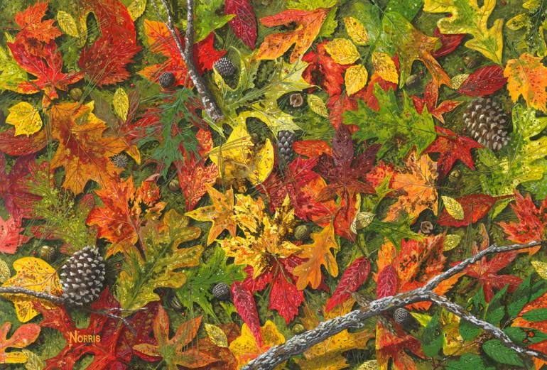 770x521 Saatchi Art Appalachian Fall Painting By Steve Norris - Fall Painting