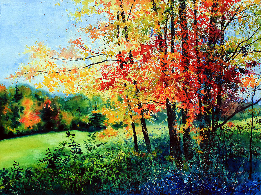 900x674 Fall Color Painting By Hanne Lore Koehler - Fall Painting Colors