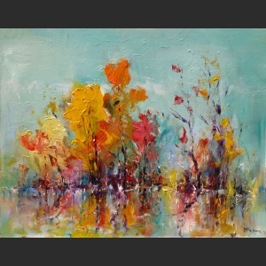 300x300 Fall Colors Painting By Ioan Popei - Fall Painting Colors