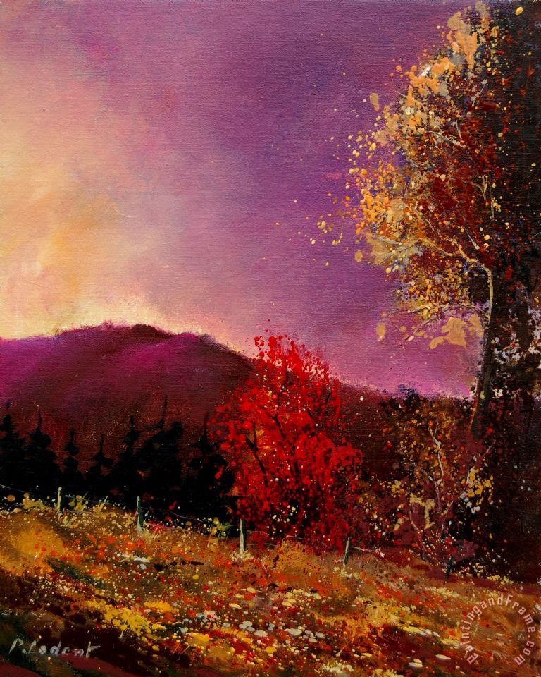 768x960 Pol Ledent Fall Colors Painting - Fall Painting Colors