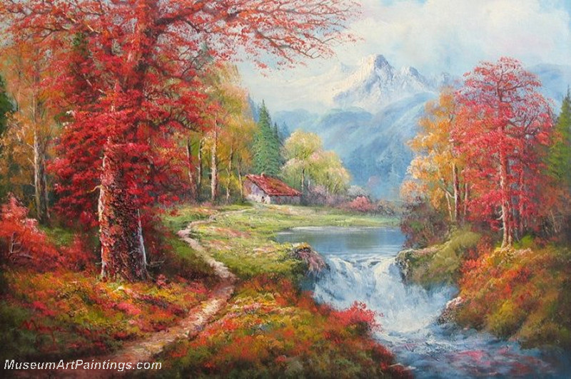 800x532 Autumn Landscape Paintings 034 - Fall Scenery Painting