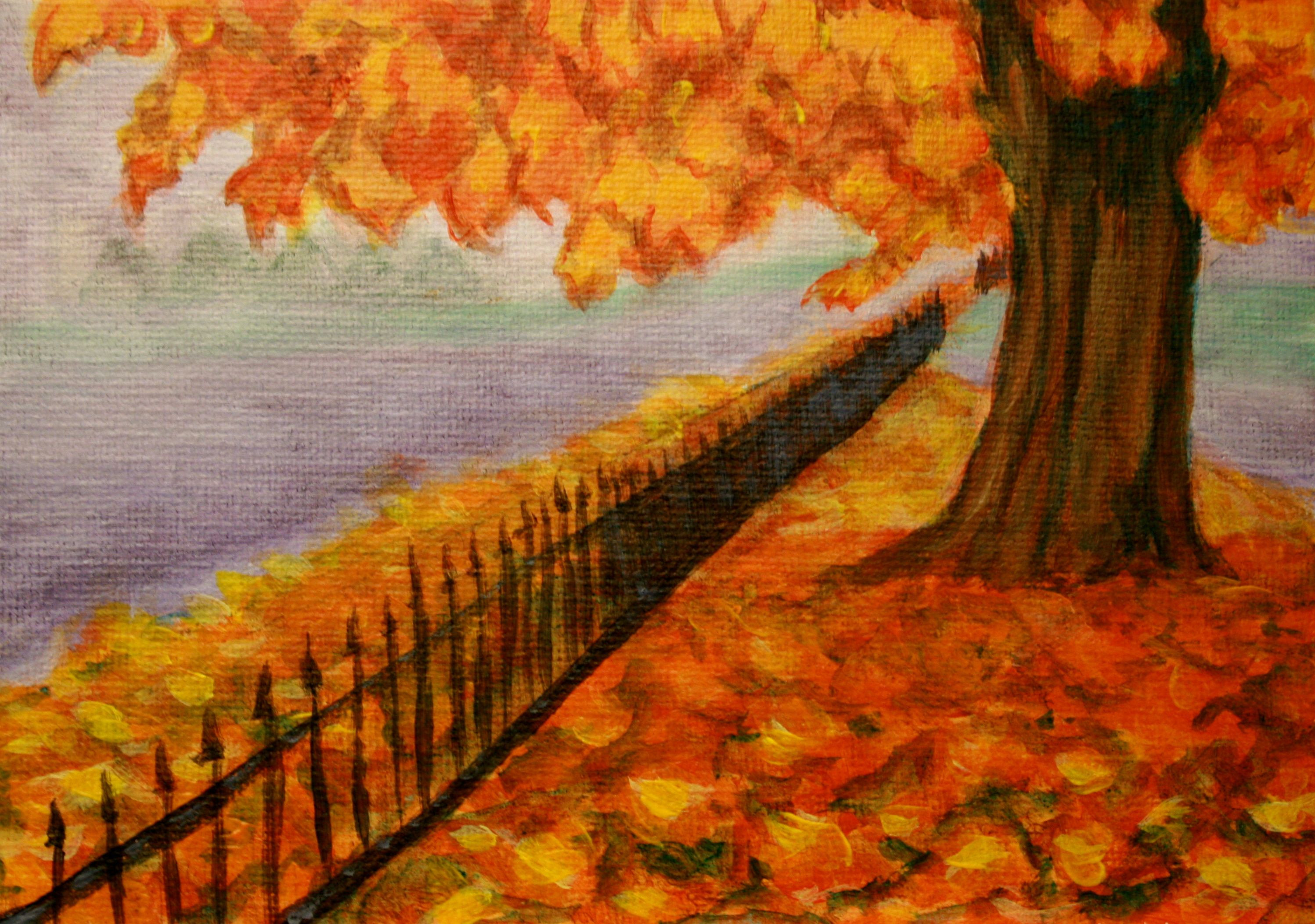 2995x2105 Landscape Painting Saturday, Oct. 6 Make It With Me! - Fall Tree Painting