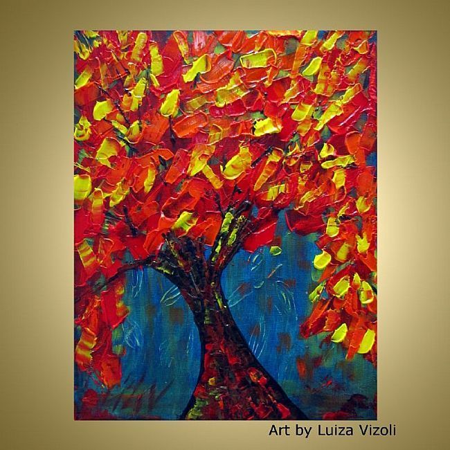 650x650 Fall Tree Painting Oh Canvas Where Art Thou Fall - Fall Tree Painting