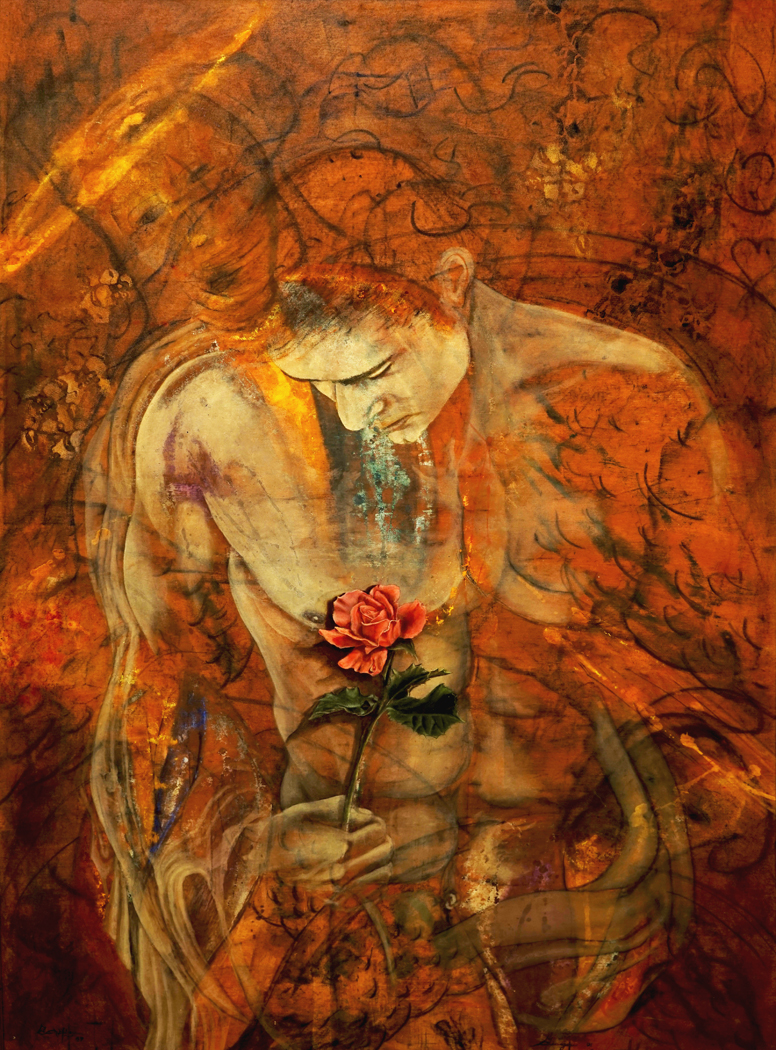 776x1050 Contemporary Painting - Fallen Angel Painting