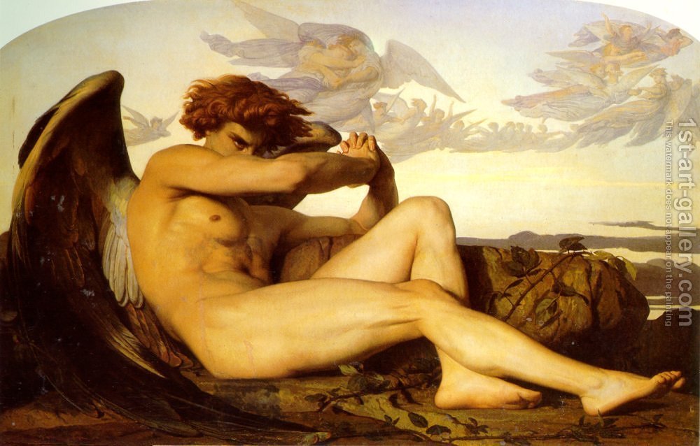1000x638 Fallen Angel Alexandre Cabanel Reproduction 1st Art Gallery - Fallen Angel Painting