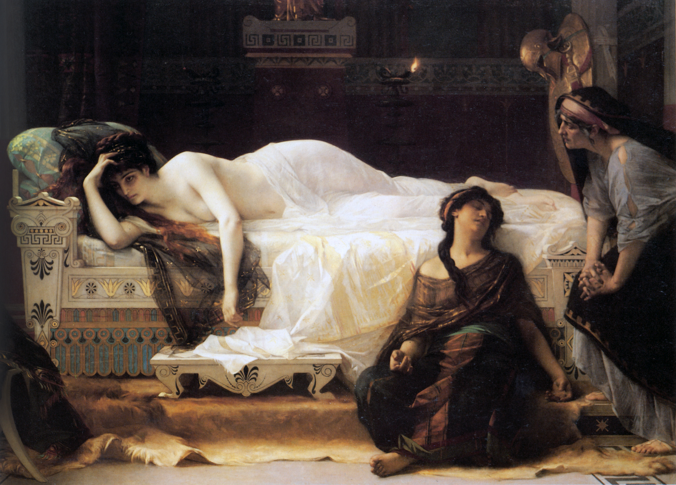 2653x1903 Alexandre Cabanel - Fallen Angel Painting Alexandre Cabanel