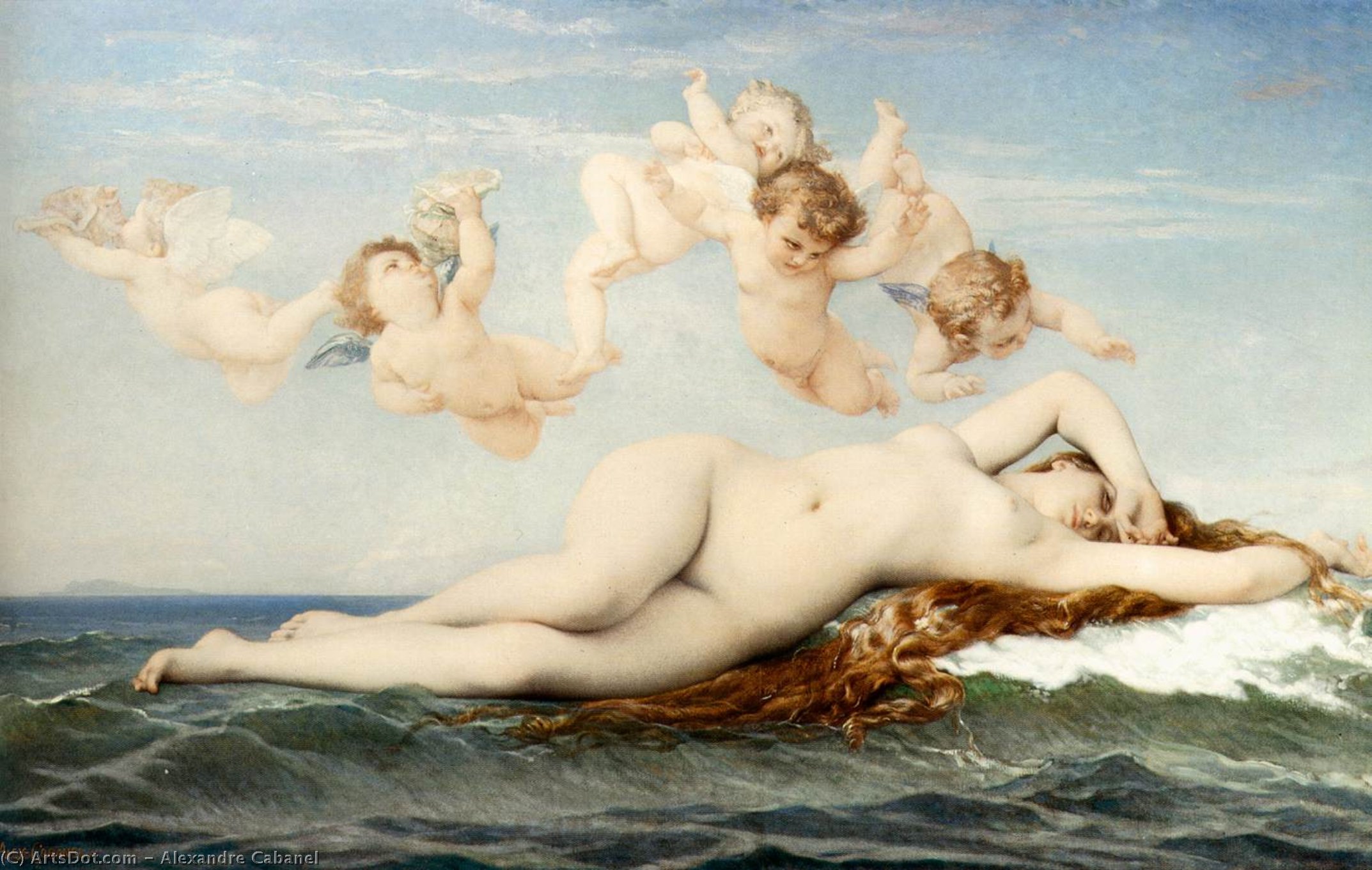 2146x1361 The Birth Of Venus - Fallen Angel Painting Alexandre Cabanel