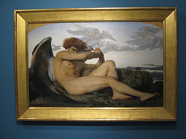 375x281 Alexandre Cabanel La Tradition Du Beau - Fallen Angel Painting Alexandre Cabanel
