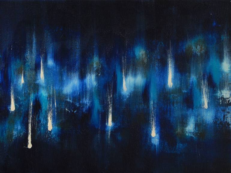 770x578 Saatchi Art Falling Star Painting By Jon Telcher - Falling Star Painting