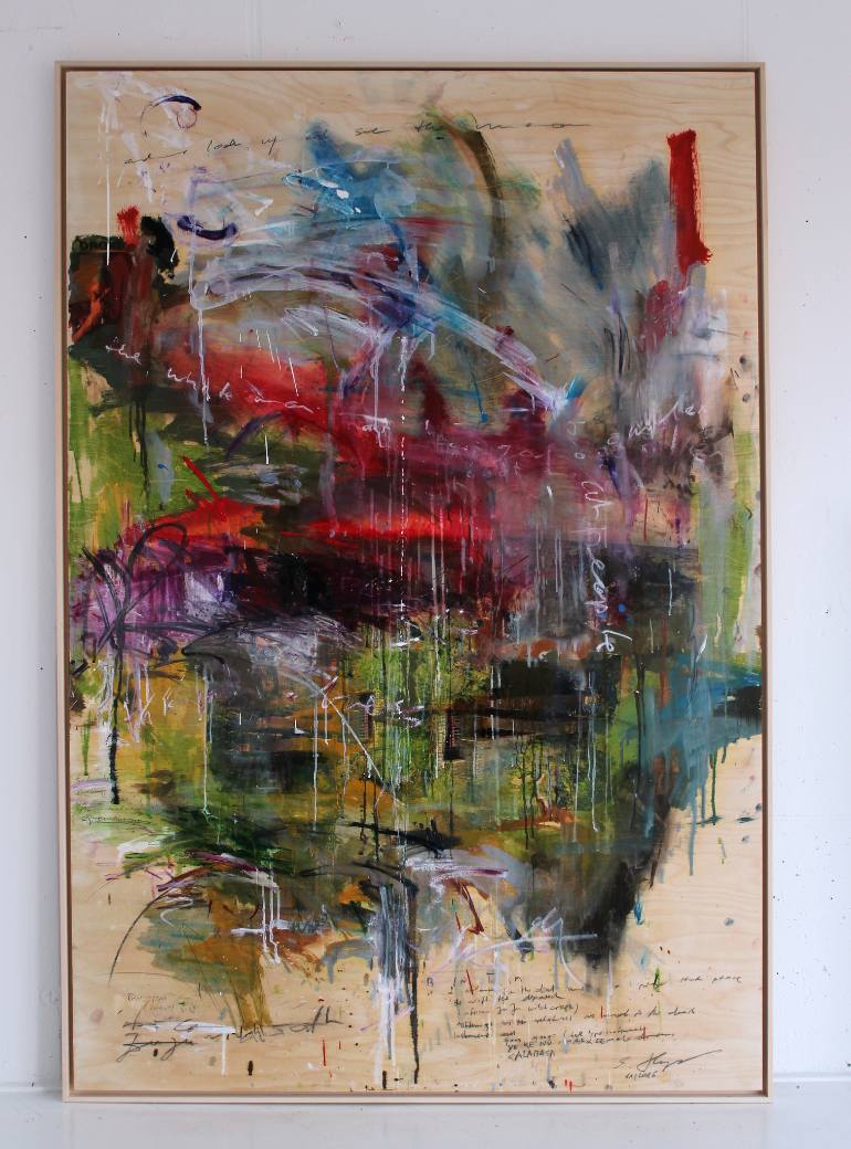 770x1040 Saatchi Art Untitled (Falling Water) Painting By Stefan Heyer - Falling Water Painting