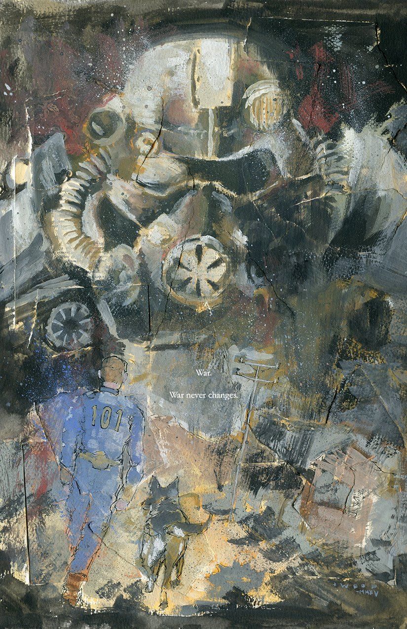 825x1275 Been Keeping Busy So I Don'T Have Time To Accidentally Pre Order - Fallout Painting