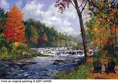 380x266 Tellico River Amp Bald River Falls - Falls River Painting