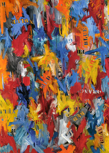 356x500 Jasper Johns, False Start - False Start Painting