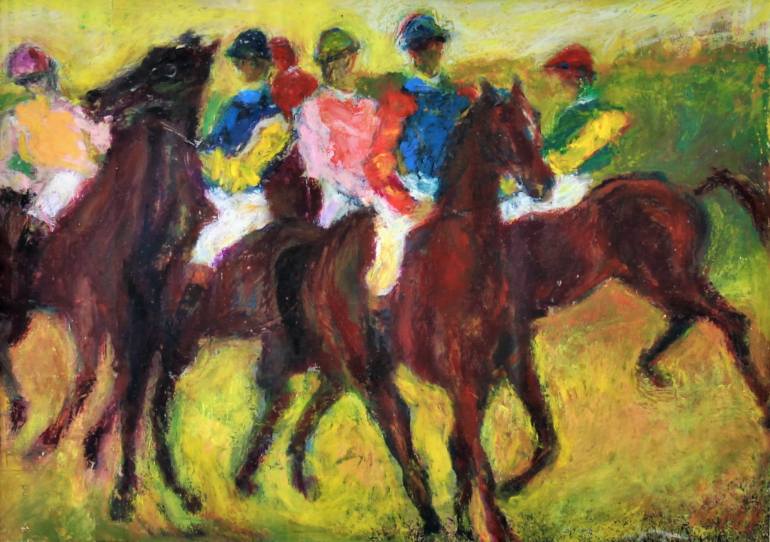 770x542 Saatchi Art The False Start Painting By Robin Tinkler - False Start Painting