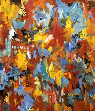 401x470 Small False Start By Jasper Johns On Artnet - False Start Painting