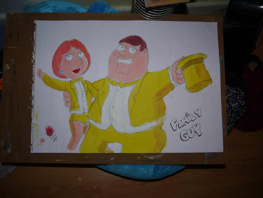 900x676 Family Guy Painting By Ilovetotoro1996 - Family Guy Painting