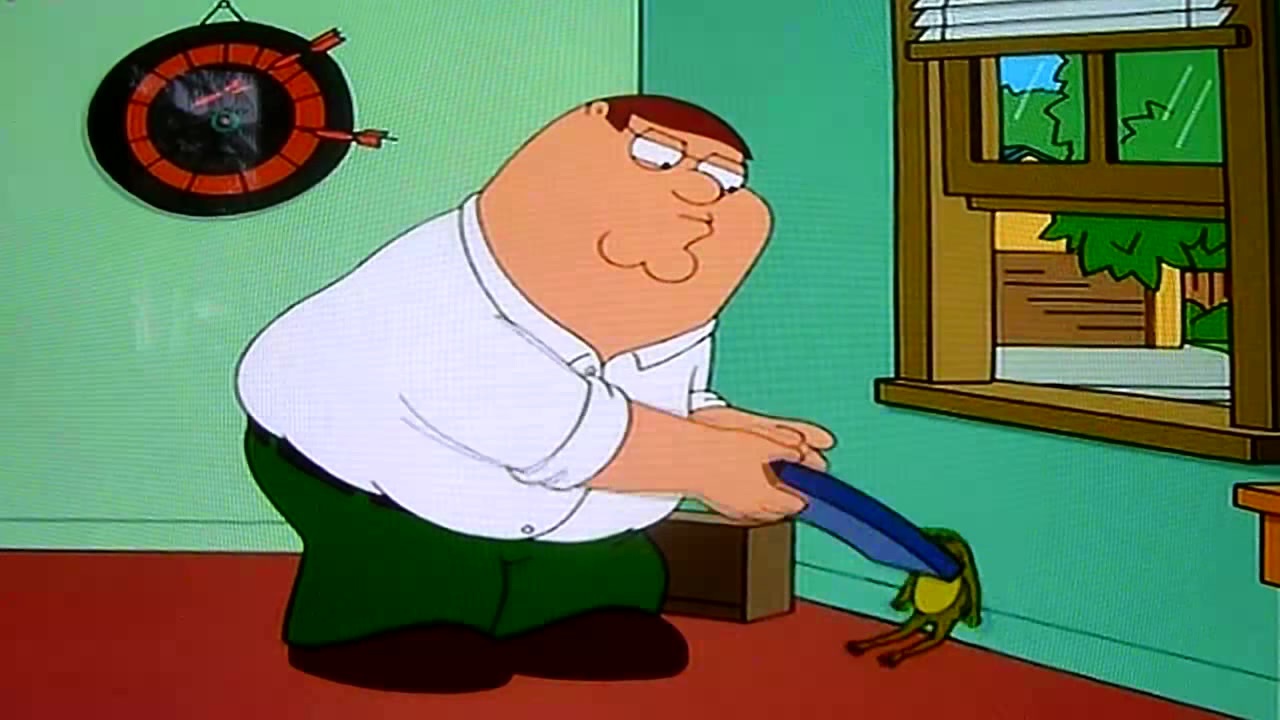 1280x720 Family Guy Frog Painting - Family Guy Painting