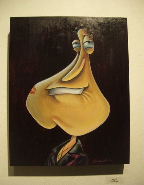 550x708 Family Guy Art 10 Amazing Paintings Of Peter, Lois, Stewie, Brian - Family Guy Stewie Painting