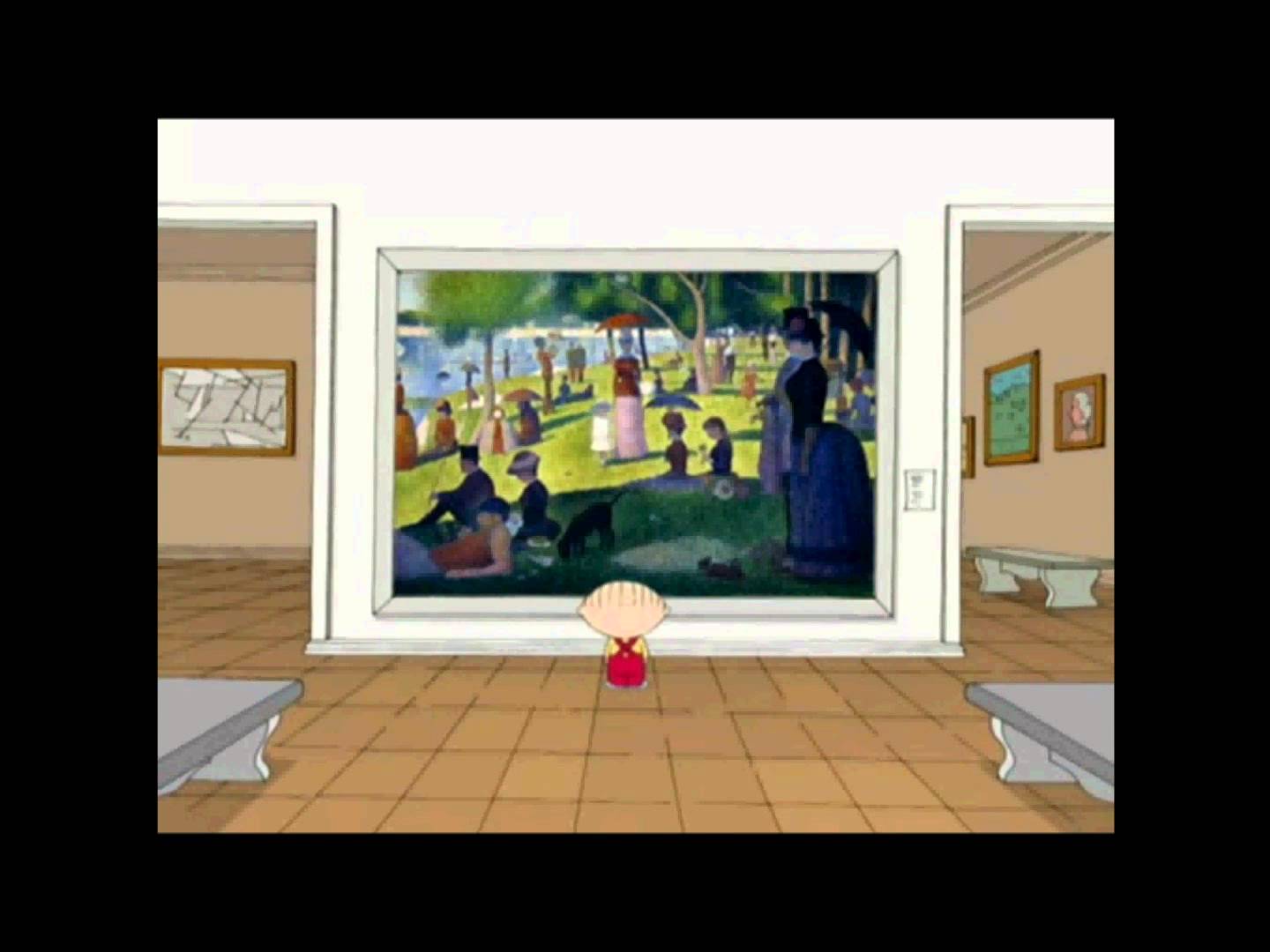 1440x1080 Family Guy Stewie Chicago Art Museum - Family Guy Stewie Painting